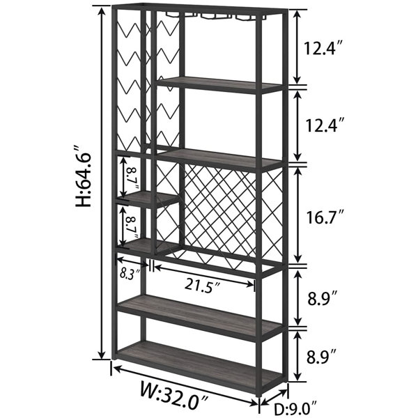 Bakers rack deals tall